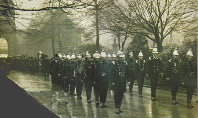 Photograph of Archie Cornish's funeral